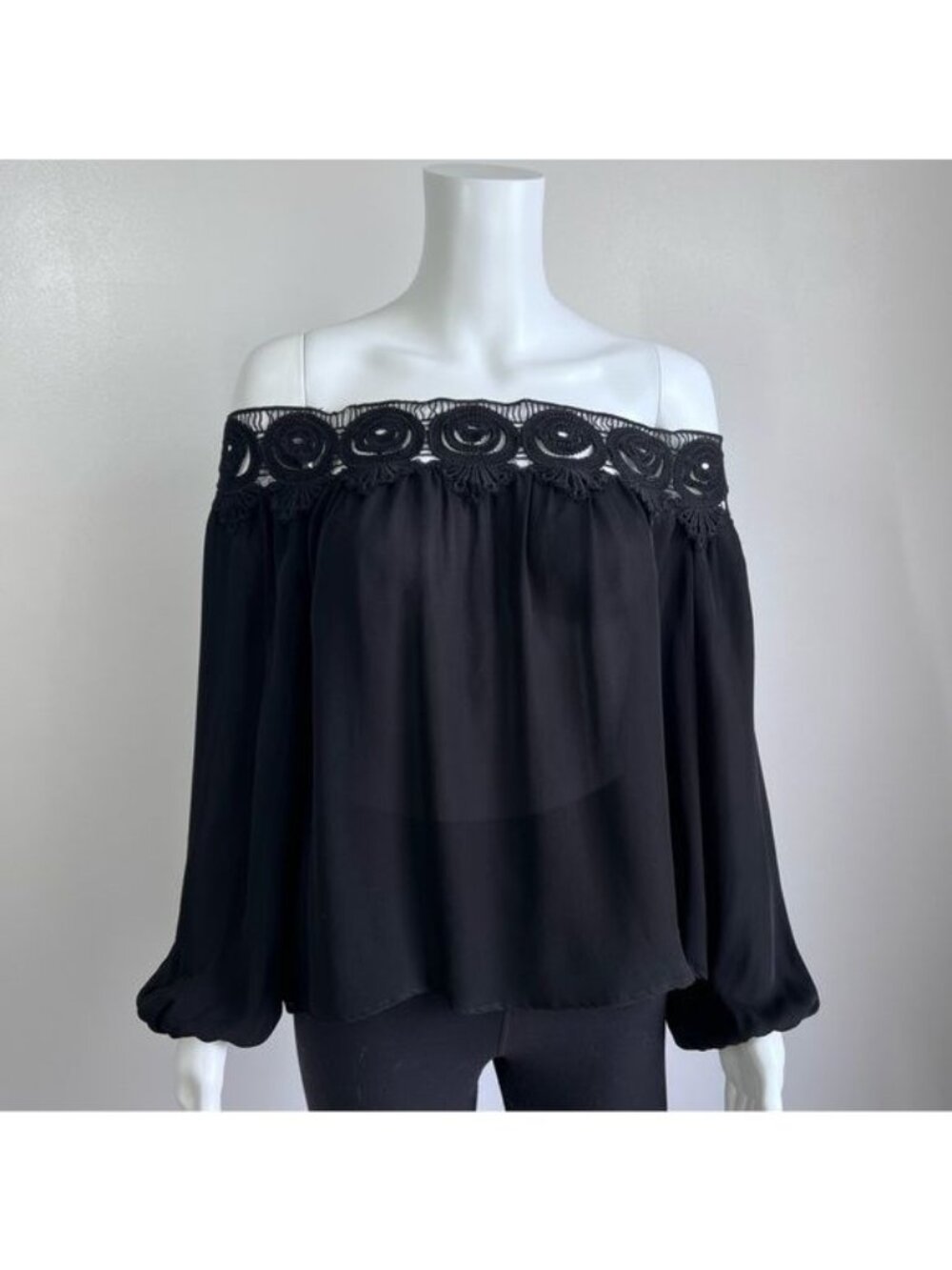 Stone Cold Fox Kyoko Blouse in Black - M/L